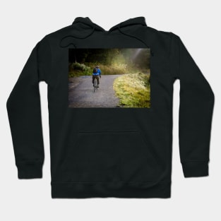 Biker On Trail Hoodie